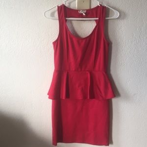 Red dress